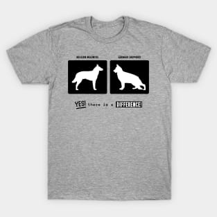 Belgian Malinois vs German Shepherd, there is a difference! T-Shirt